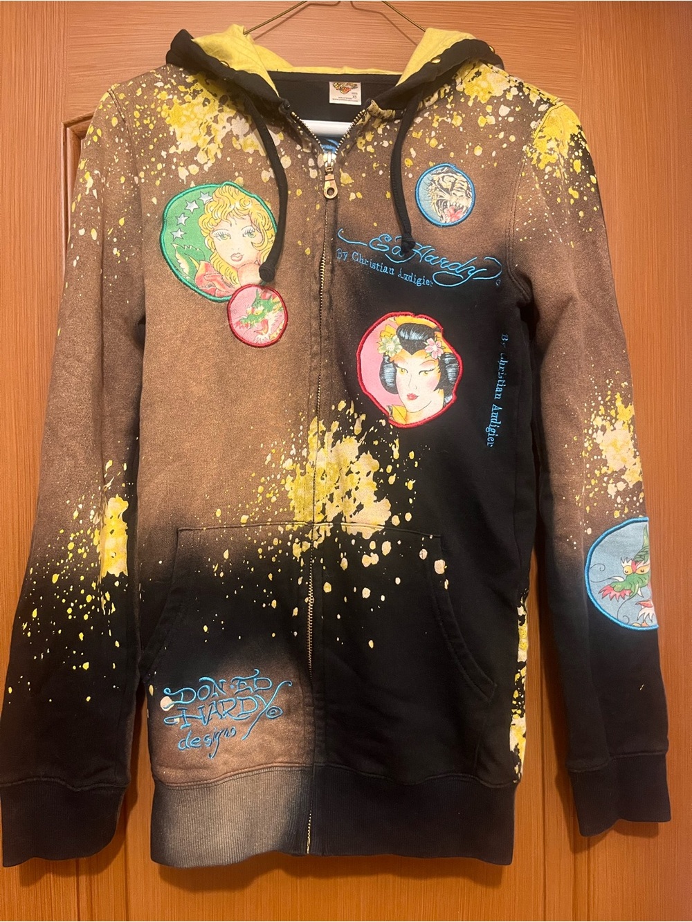 Ed Hardy by Christian Audigier Zip Hoodie